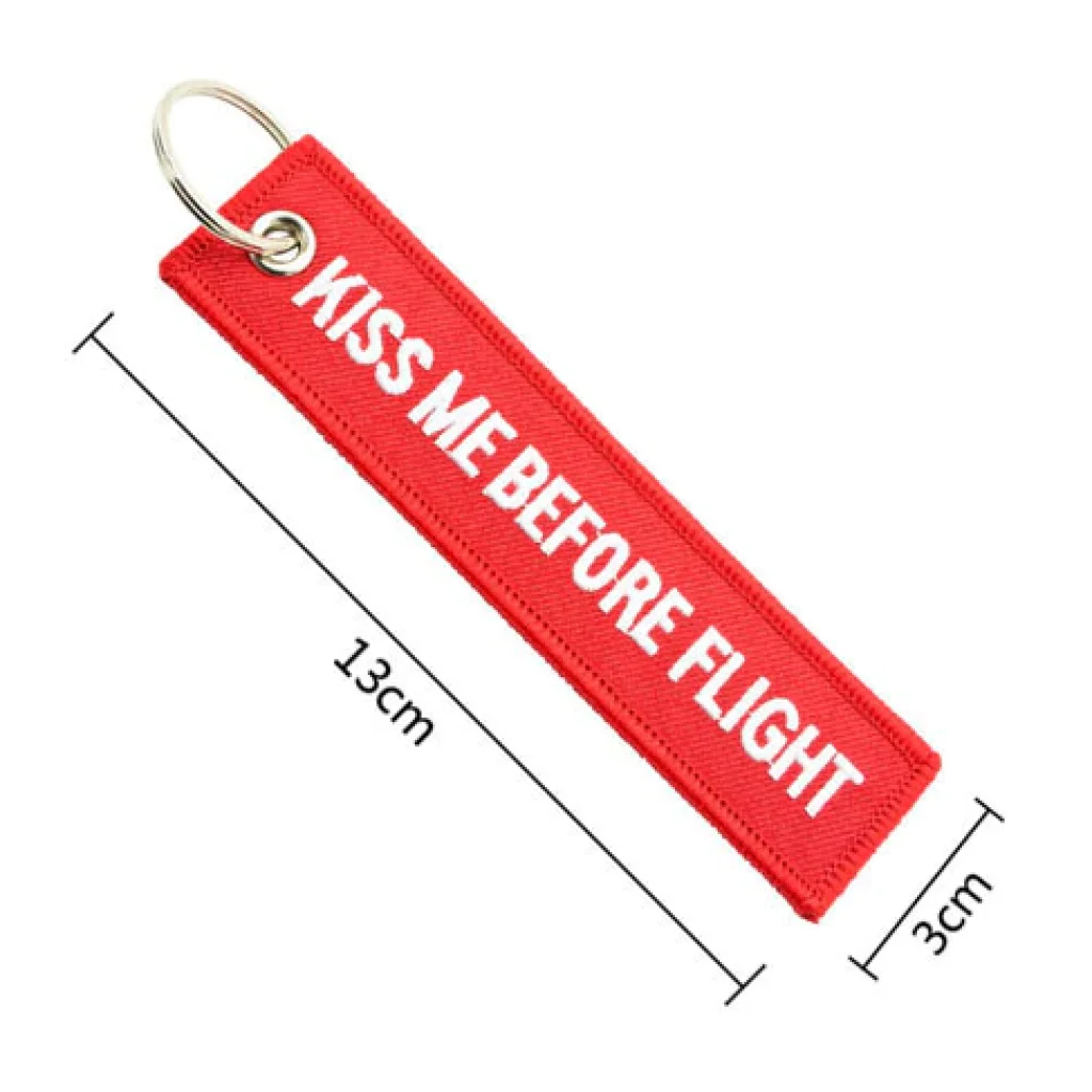 Küss mich vor dem Flug Schlüsselanhänger