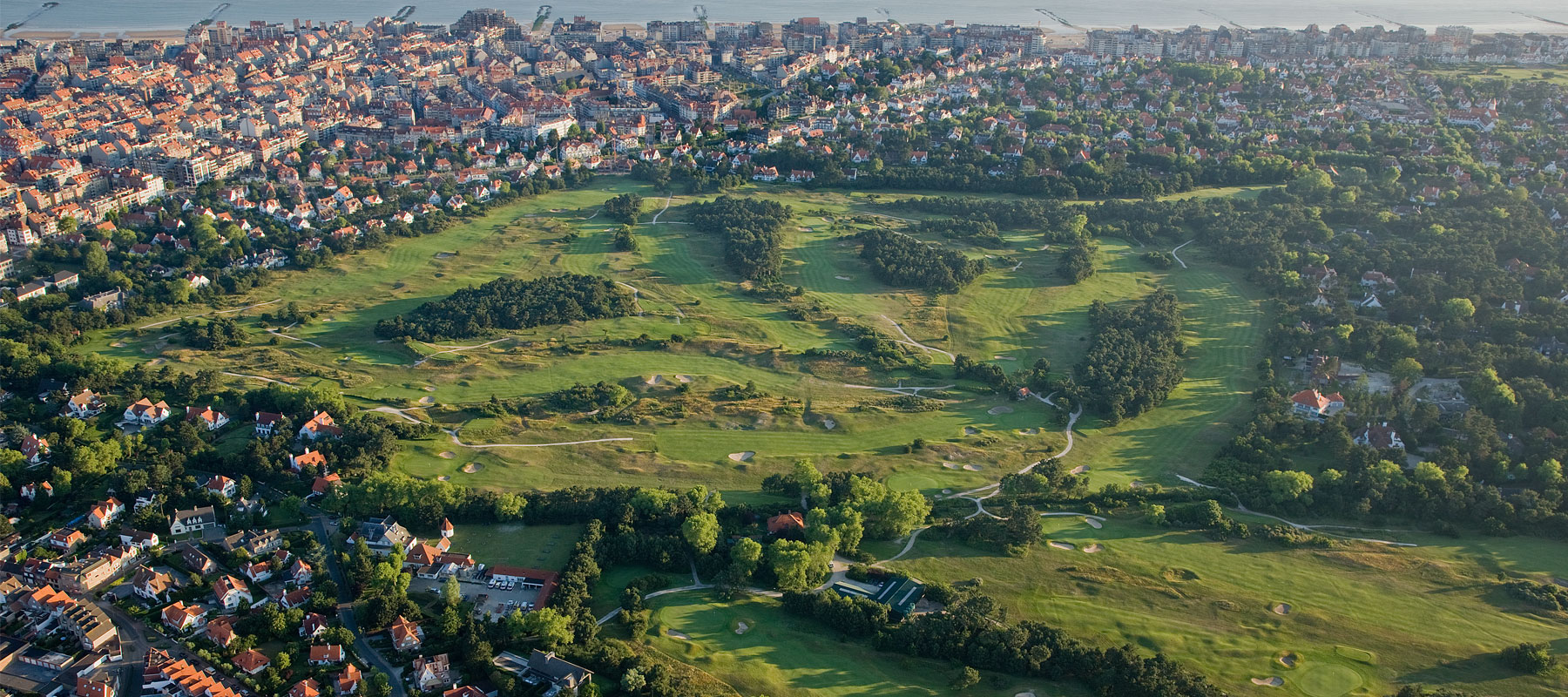 Knokke-Heist Golf by helicopter