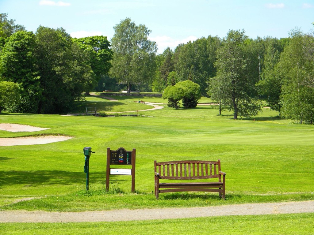 Бернардус Гольф на вертолете